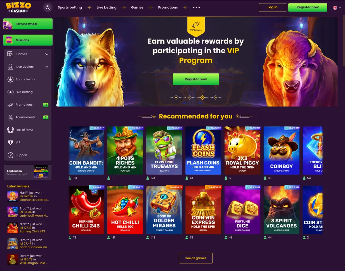 Bizzo Casino Romania
